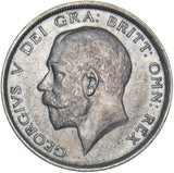 1916 Halfcrown - George V British Silver Coin - Nice