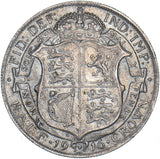 1916 Halfcrown - George V British Silver Coin - Nice
