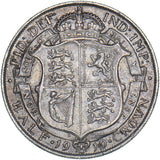 1919 Halfcrown - George V British Silver Coin - Nice