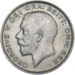 1921 Halfcrown - George V British Silver Coin - Nice