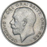 1921 Halfcrown - George V British Silver Coin - Nice