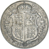 1921 Halfcrown - George V British Silver Coin - Nice