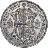 1932 Halfcrown - George V British Silver Coin - Very Nice