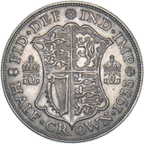 1933 Halfcrown - George V British Silver Coin - Nice
