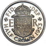 1953 Proof Halfcrown - Elizabeth II British  Coin - Superb