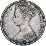 1849 Godless Florin - Victoria British Silver Coin