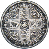 1849 Godless Florin - Victoria British Silver Coin