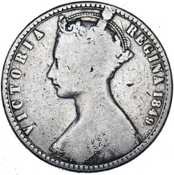 1849 Godless Florin - Victoria British Silver Coin