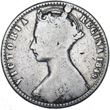 1849 Godless Florin - Victoria British Silver Coin