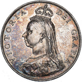 1887 Florin - Victoria British Silver Coin - Very Nice