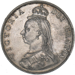 1887 Florin - Victoria British Silver Coin - Very Nice