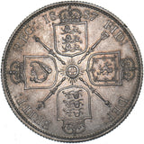 1887 Florin - Victoria British Silver Coin - Very Nice