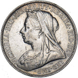 1900 Florin - Victoria British Silver Coin - Nice