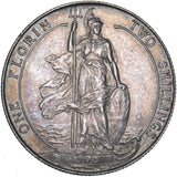 1902 Florin - Edward VII British Silver Coin - Very Nice