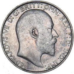 1907 Florin - Edward VII British Silver Coin - Nice