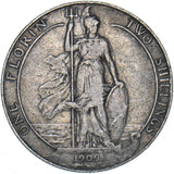 1909 Florin - Edward VII British Silver Coin