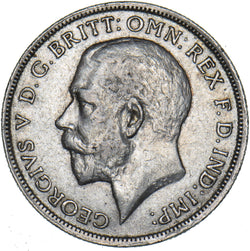 1917 Florin - George V British Silver Coin - Nice