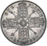 1923 Florin - George V British Silver Coin - Very Nice
