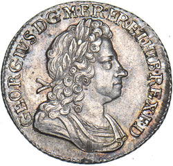 1723 Shilling - George I British Silver Coin - Superb