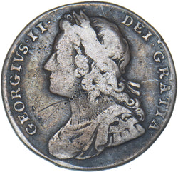 1731 Shilling - George II British Silver Coin