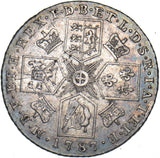 1787 Shilling - George III British Silver Coin - Nice
