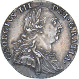 1787 Shilling - George III British Silver Coin - Very Nice