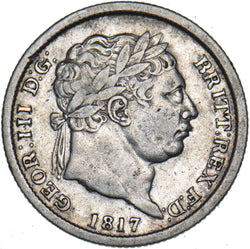 1817 Shilling - George III British Silver Coin