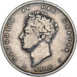 1825 Shilling - George IV British Silver Coin