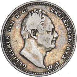 1834 Shilling - William IV British Silver Coin