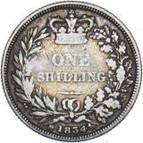 1834 Shilling - William IV British Silver Coin