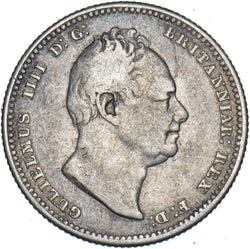 1834 Shilling - William IV British Silver Coin