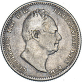 1834 Shilling - William IV British Silver Coin