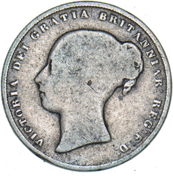 1855 Shilling - Victoria British Silver Coin