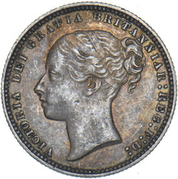 1868 Shilling (Die no. 17) - Victoria British Silver Coin - Very Nice