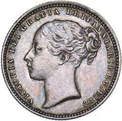 1875 Shilling (Die no. 19) - Victoria British Silver Coin - Nice