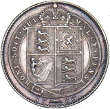 1888 Shilling (8 Over 7) - Victoria British Silver Coin
