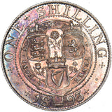 1893 Shilling (Rare Dies 1C) - Victoria British Silver Coin - Very Nice