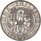 1893 Shilling - Victoria British Silver Coin - Superb