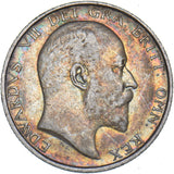 1902 Shilling - Edward VII British Silver Coin - Nice