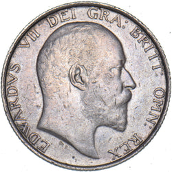 1906 Shilling - Edward VII British Silver Coin - Nice