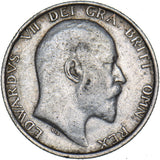 1907 Shilling - Edward VII British Silver Coin