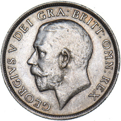 1911 Shilling - George V British Silver Coin - Very Nice