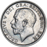 1916 Shilling - George V British Silver Coin - Very Nice