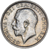 1918 Shilling - George V British Silver Coin - Nice