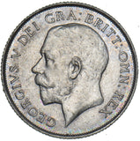 1924 Shilling - George V British Silver Coin - Nice