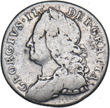 1757 Sixpence - George II British Silver Coin