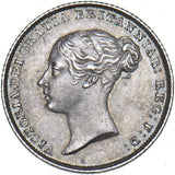 1855 Sixpence - Victoria British Silver Coin - Very Nice