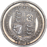 1887 Sixpence - Victoria British Silver Coin - Nice