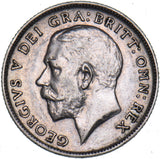 1912 Sixpence - George V British Silver Coin - Very Nice