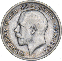1913 Sixpence - George V British Silver Coin